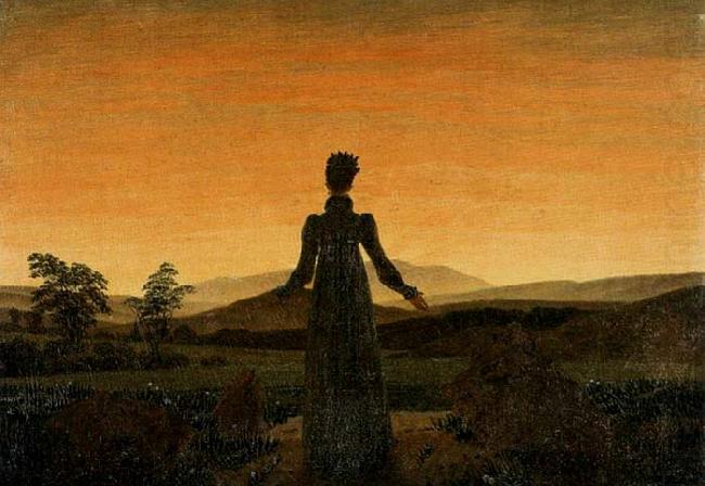 Woman before the Rising Sun, Caspar David Friedrich